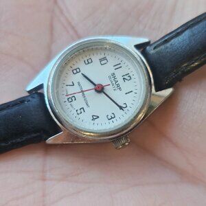 Vintage Sharp Women Wristwatch Quartz Analog Japan Movt Wrist Watch